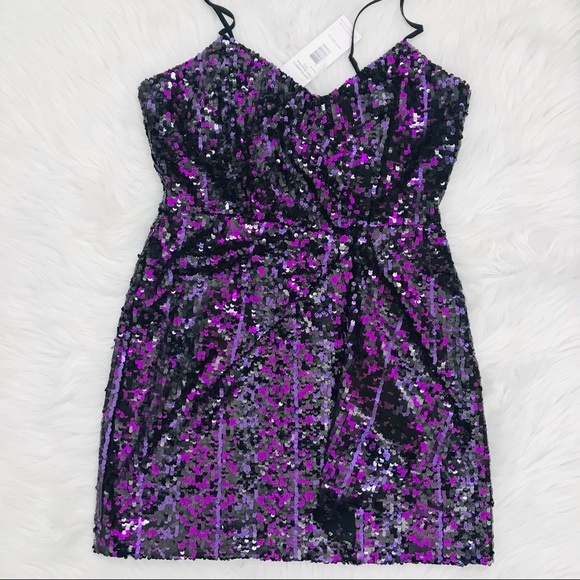 Parker Joanie Sequined Mini Dress - Picture 2 of 15